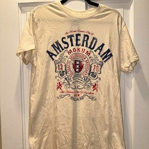 Amsterdam B&C Collection Large Cream Graphic Shirt